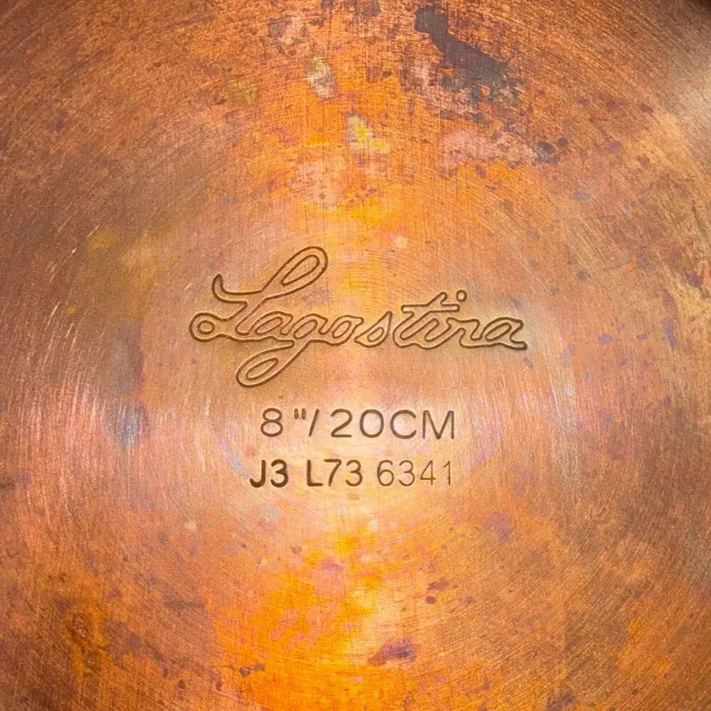 Lagostina Hammered Copper Clad Steel 8